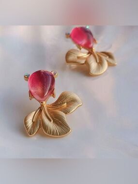 Floral Drop Earrings N2234